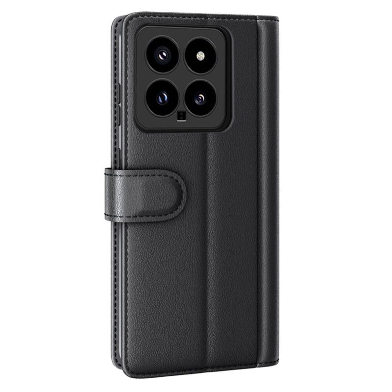 Læder Cover Xiaomi 14 Telefon Etui Læder