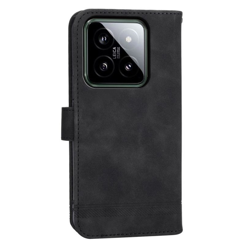 Læder Cover Xiaomi 14 Telefon Etui Dierfeng