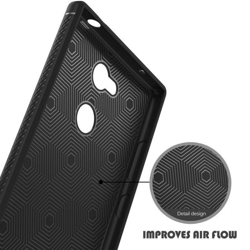 Cover Sony Xperia L2 Grå Mobilcover Premium Lædereffekt