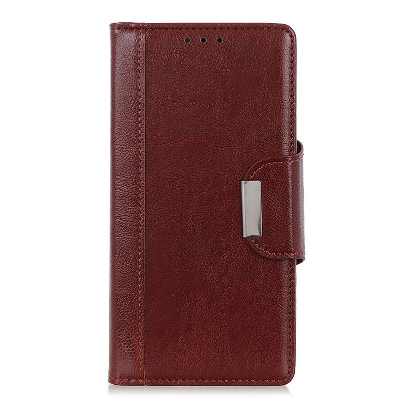 Flip Cover Samsung Galaxy Note 10 Lite Sort Faux Læder Elegance Lukning