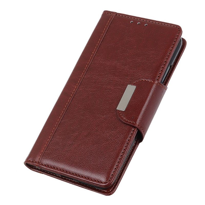 Flip Cover Samsung Galaxy Note 10 Lite Sort Faux Læder Elegance Lukning