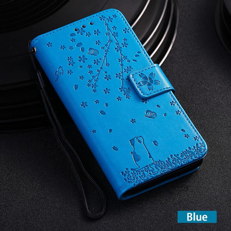 Flip Cover Læder for Samsung Galaxy A10e Grå G-Streng