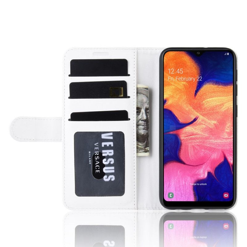 Flip Cover Læder Samsung Galaxy A10e Sort Ultra Kunstlæder