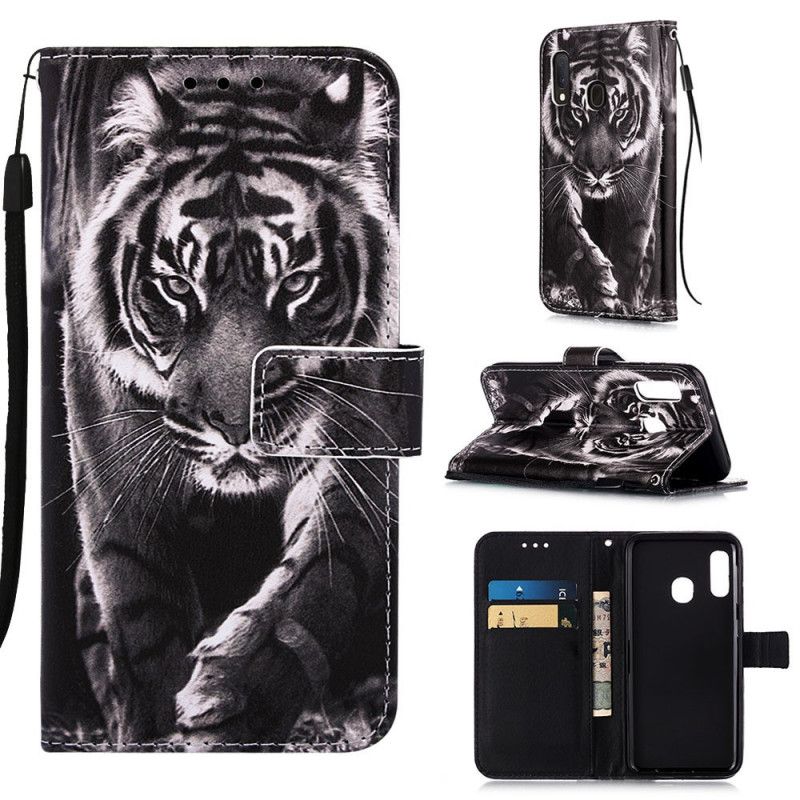 Flip Cover Samsung Galaxy A10e Mobilcover Nattiger