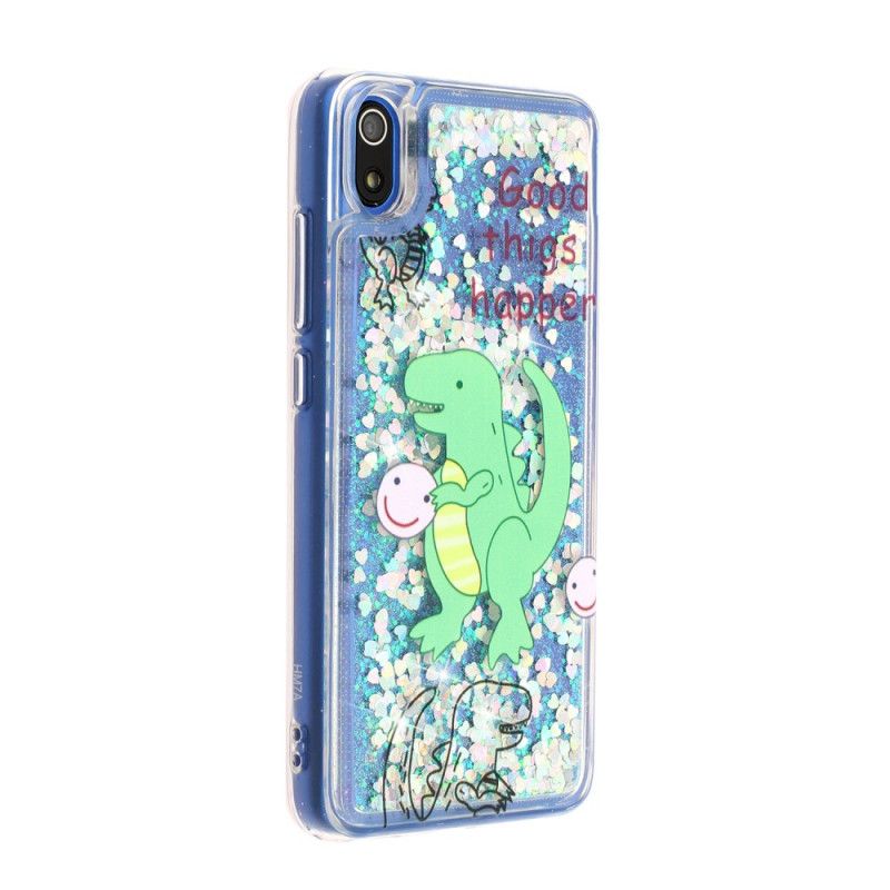 Cover for Xiaomi Redmi 7A Glitter Dinosaur