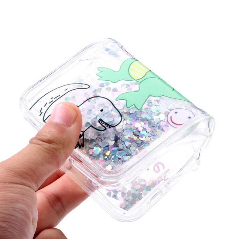 Cover for Xiaomi Redmi 7A Glitter Dinosaur