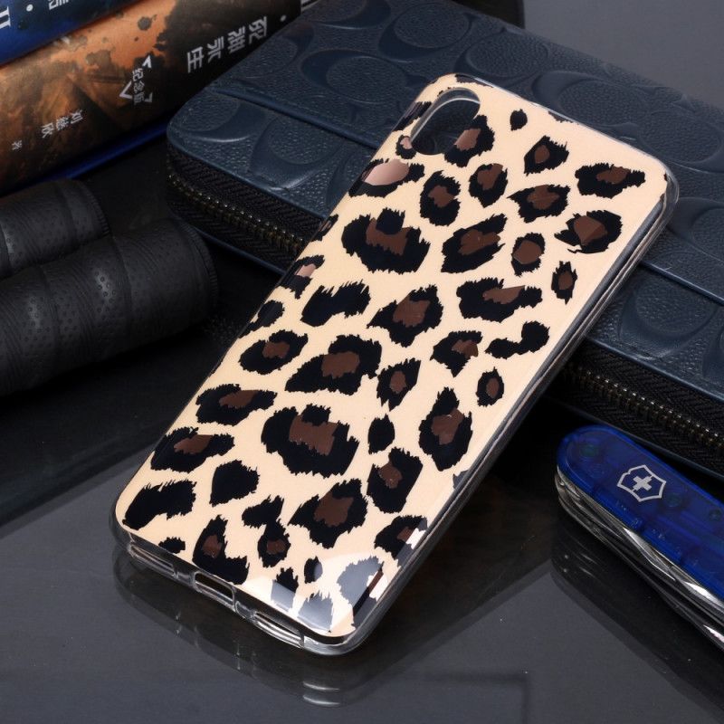 Cover for Xiaomi Redmi 7A Marmor I Leopardstil