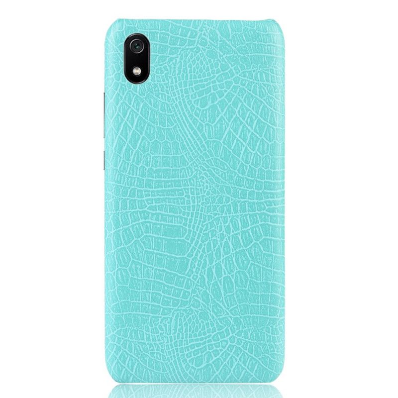 Cover for Xiaomi Redmi 7A Sort Krokodillehudstil