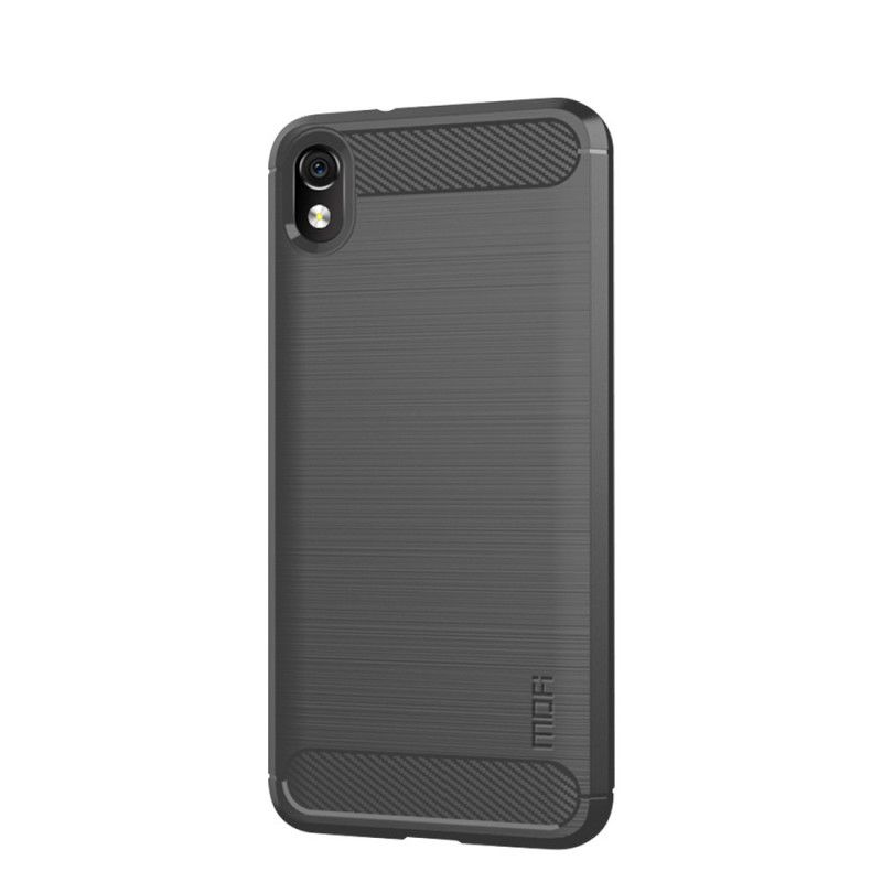 Cover for Xiaomi Redmi 7A Sort Mofi Børstet Kulfiber