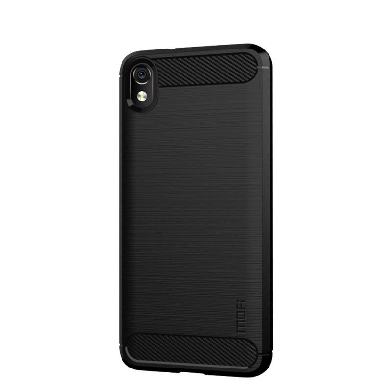 Cover for Xiaomi Redmi 7A Sort Mofi Børstet Kulfiber