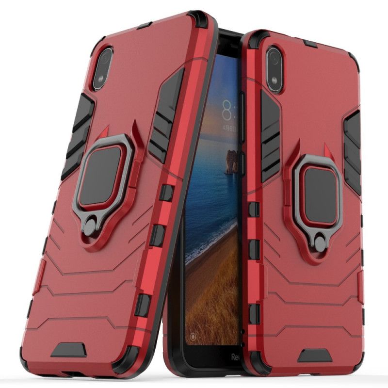 Cover for Xiaomi Redmi 7A Sort Resistent Ring