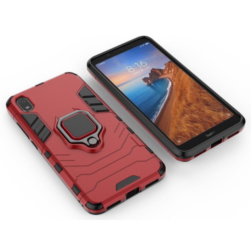 Cover for Xiaomi Redmi 7A Sort Resistent Ring