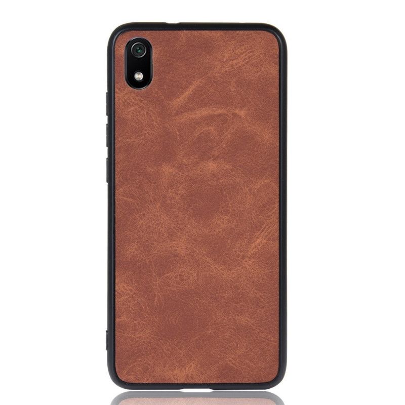 Cover Xiaomi Redmi 7A Brun Premium Lædereffekt Beskyttelse