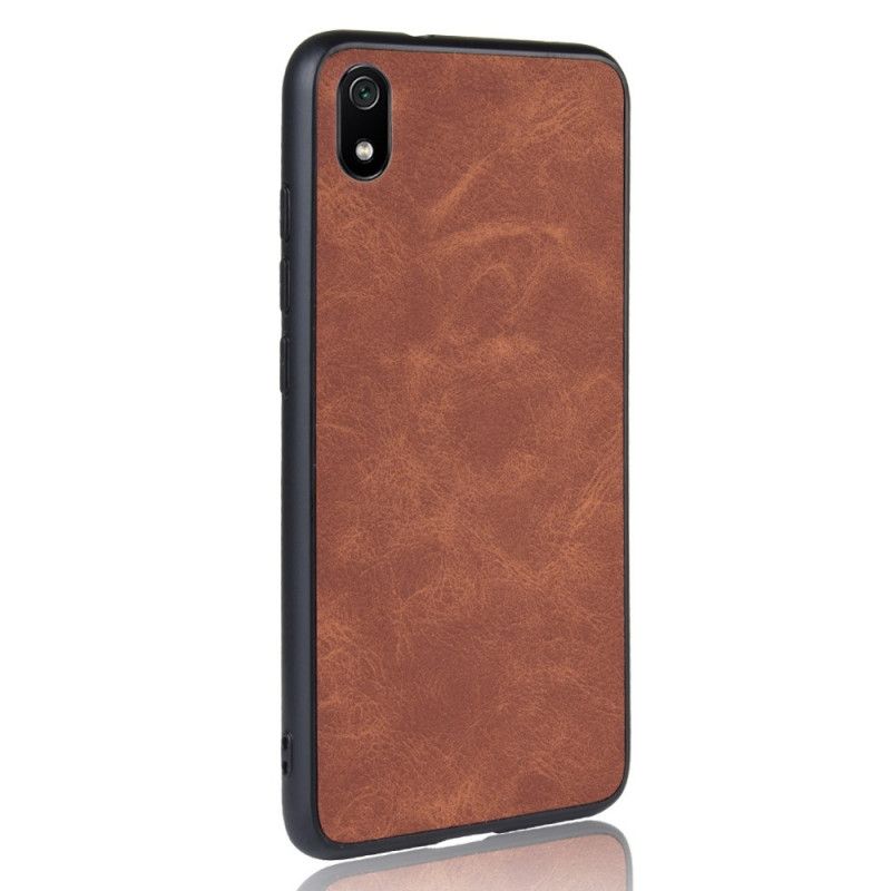 Cover Xiaomi Redmi 7A Brun Premium Lædereffekt Beskyttelse