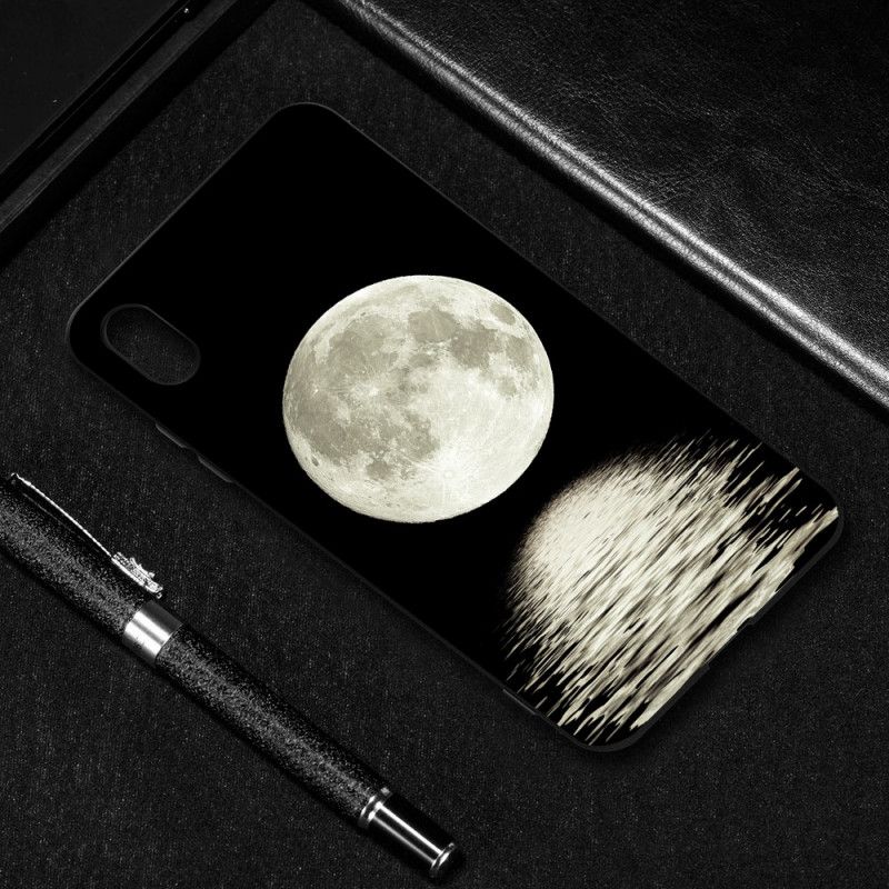 Cover Xiaomi Redmi 7A Fleksibel Silikone Moon Marine Original