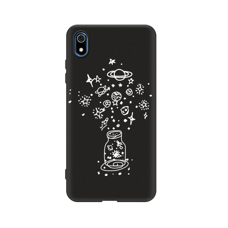 Cover Xiaomi Redmi 7A Fleksibel Silikongrafik Beskyttelse