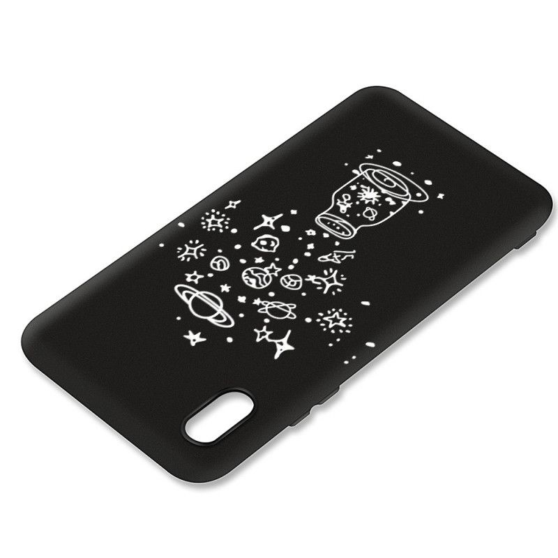 Cover Xiaomi Redmi 7A Fleksibel Silikongrafik Beskyttelse