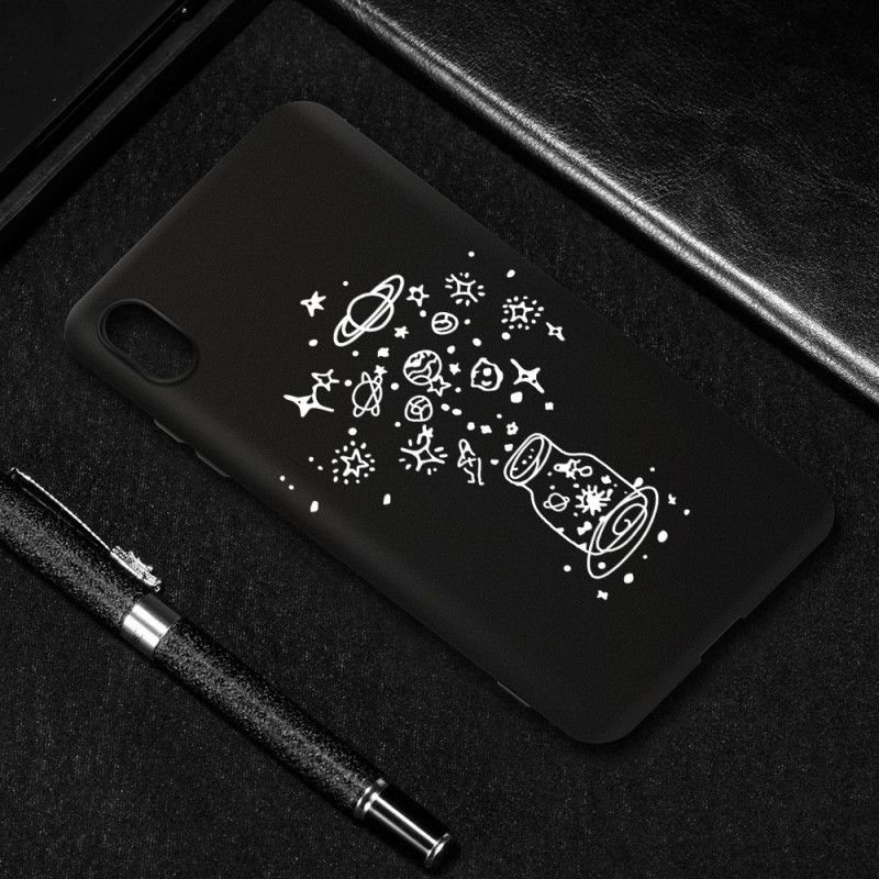 Cover Xiaomi Redmi 7A Fleksibel Silikongrafik Beskyttelse