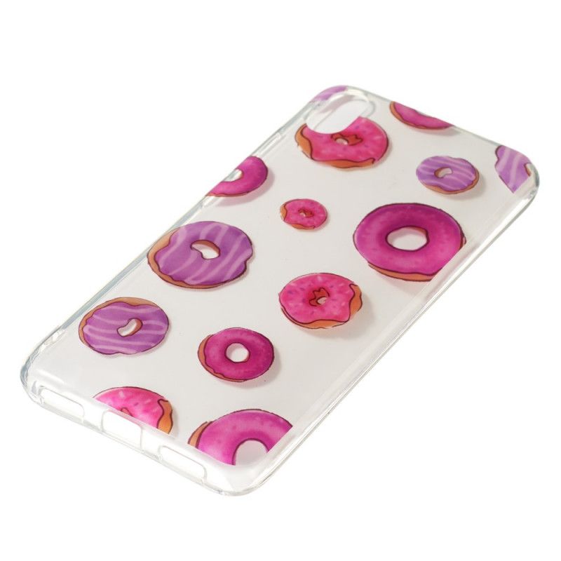 Cover Xiaomi Redmi 7A Gennemsigtig Donuts Fan