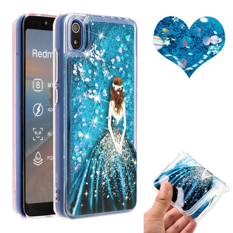 Cover Xiaomi Redmi 7A Prinsesse Glitter