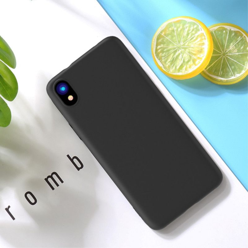 Cover Xiaomi Redmi 7A Sort Flydende Silikone På X-Niveau Original