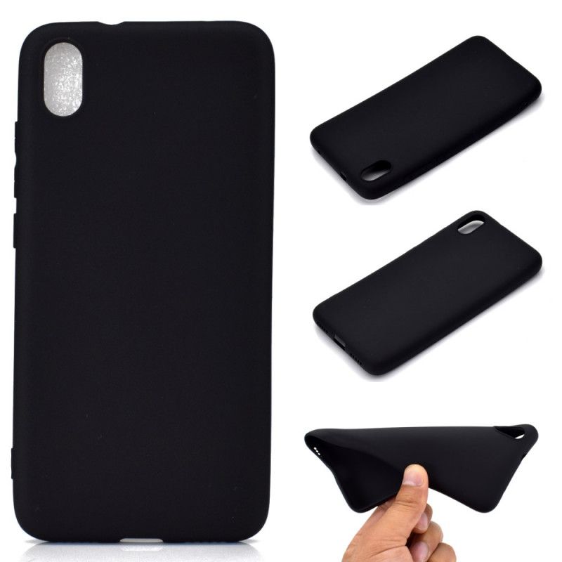 Cover Xiaomi Redmi 7A Sort Frostet Silikone