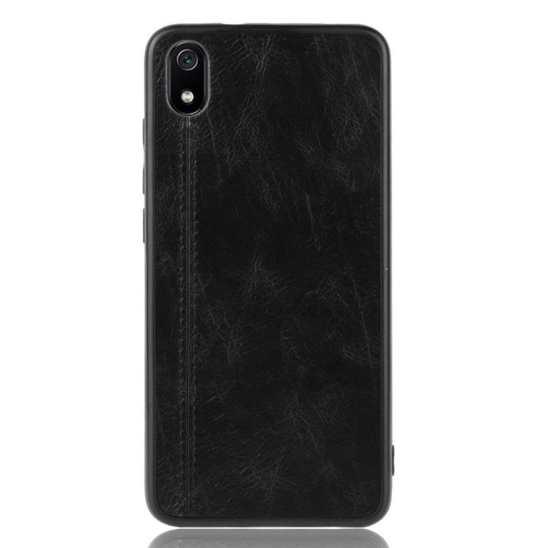 Cover Xiaomi Redmi 7A Sort Syet Lædereffekt Original