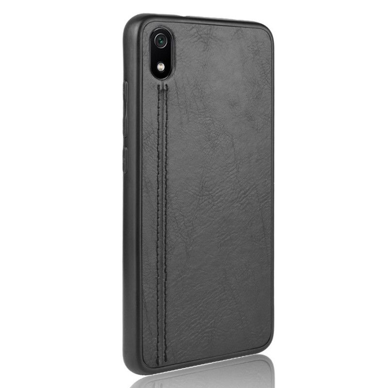 Cover Xiaomi Redmi 7A Sort Syet Lædereffekt Original