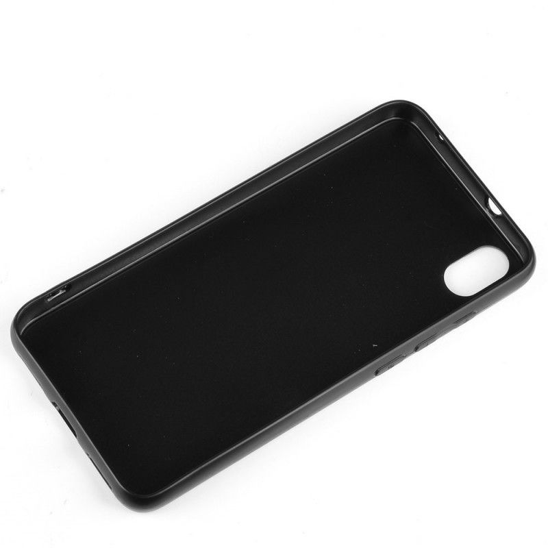 Cover Xiaomi Redmi 7A Sort Syet Lædereffekt Original