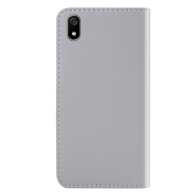 Flip Cover Læder for Xiaomi Redmi 7A Hvid Tricolour Læder Effekt