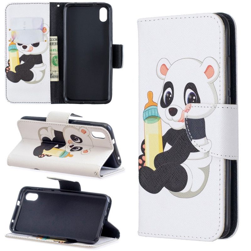 Flip Cover Læder Xiaomi Redmi 7A Babypanda