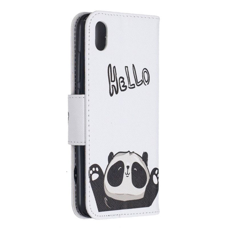 Flip Cover Læder Xiaomi Redmi 7A Hej Panda