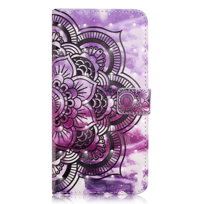 Flip Cover Læder Xiaomi Redmi 7A Lilla Mandala Original