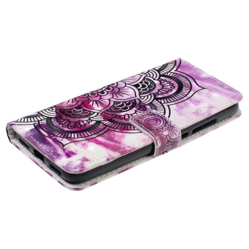 Flip Cover Læder Xiaomi Redmi 7A Lilla Mandala Original