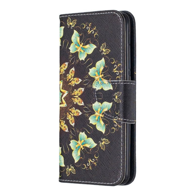 Flip Cover Læder Xiaomi Redmi 7A Sommerfuglemandala Original