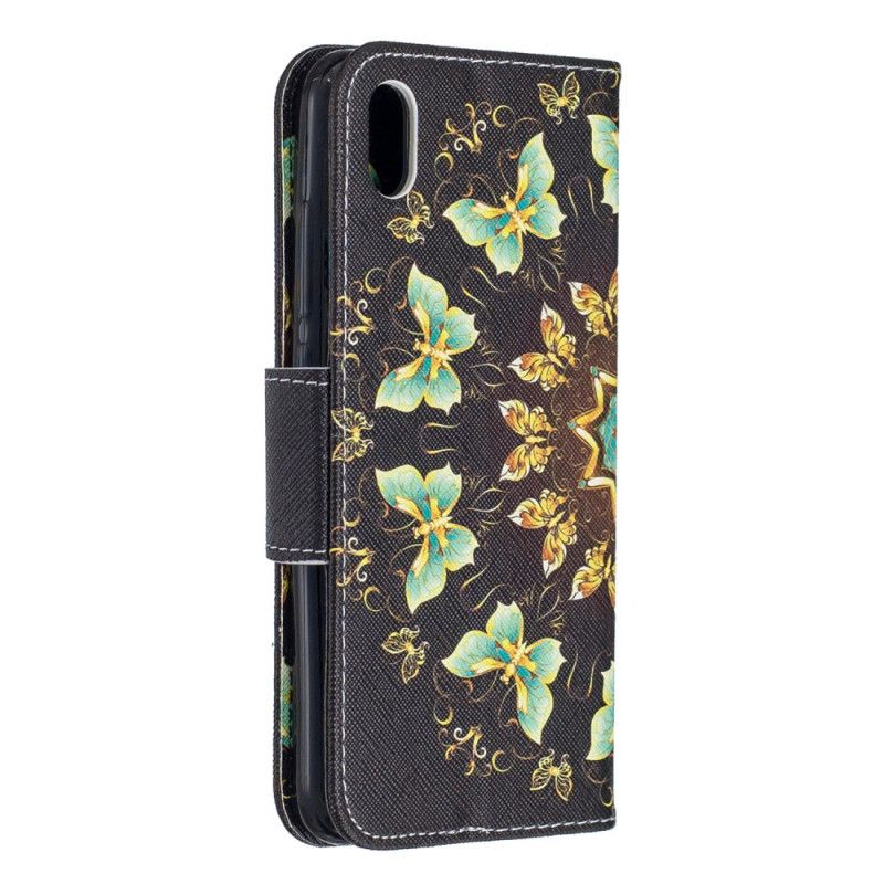 Flip Cover Læder Xiaomi Redmi 7A Sommerfuglemandala Original