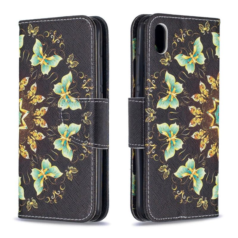 Flip Cover Læder Xiaomi Redmi 7A Sommerfuglemandala Original