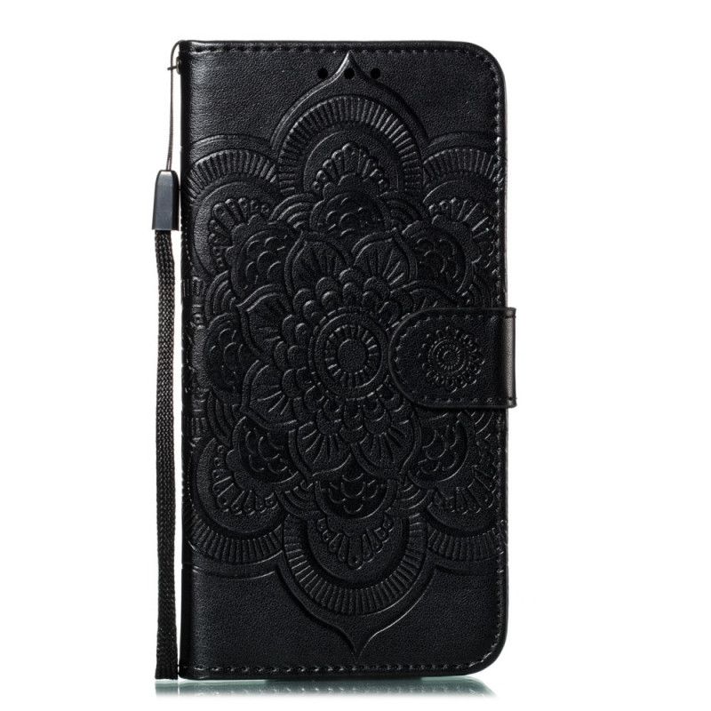 Flip Cover Læder Xiaomi Redmi 7A Sort Hele Mandala