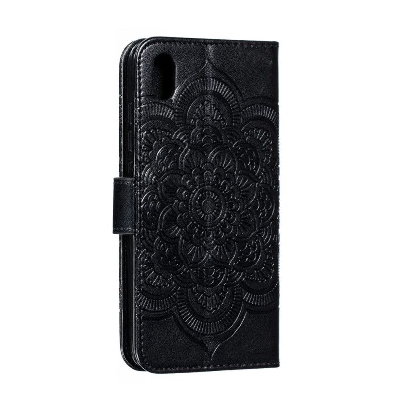 Flip Cover Læder Xiaomi Redmi 7A Sort Hele Mandala