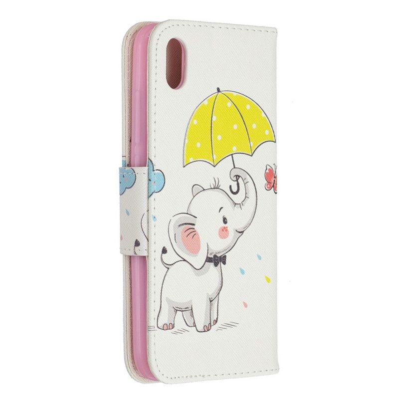 Flip Cover Xiaomi Redmi 7A Mobilcover Baby Elefant