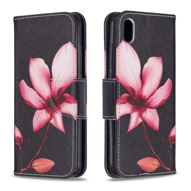 Flip Cover Xiaomi Redmi 7A Mobilcover Lyserød Blomst