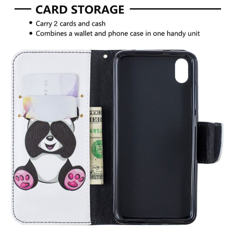 Flip Cover Xiaomi Redmi 7A Sjov Panda