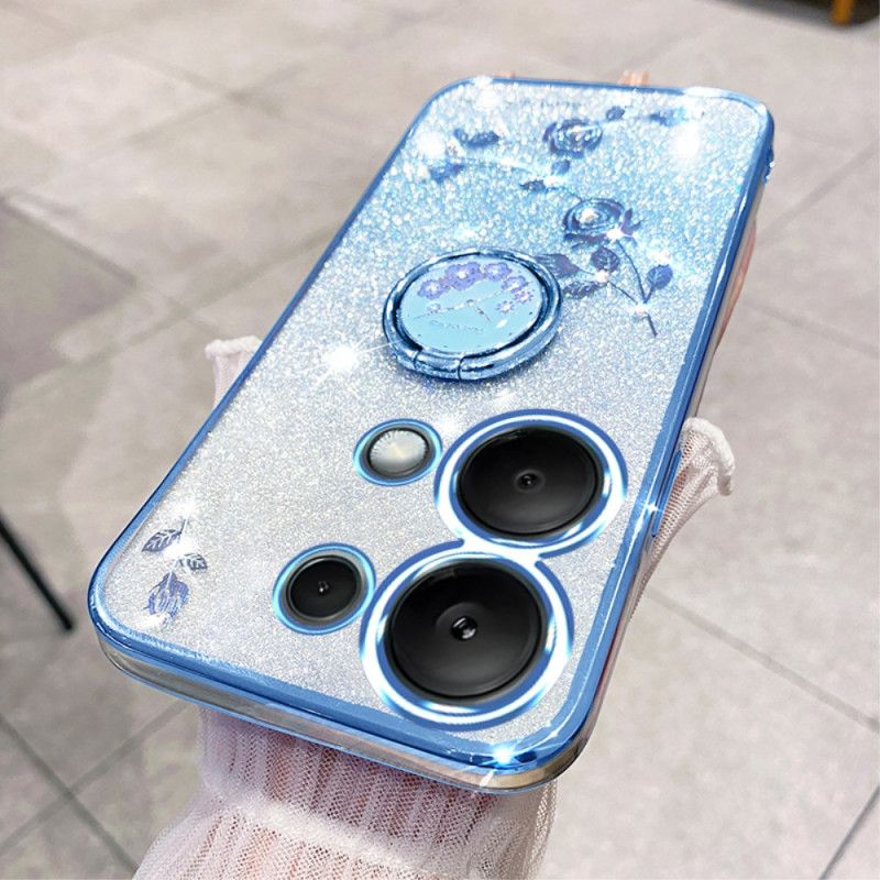 Cover Xiaomi Redmi Note 13 Pro 5g Glitter Og Rhinsten Ring-holder