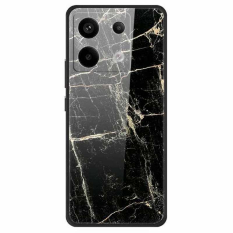 Cover Xiaomi Redmi Note 13 Pro 5g Platin Black Grain Hærdet Glas