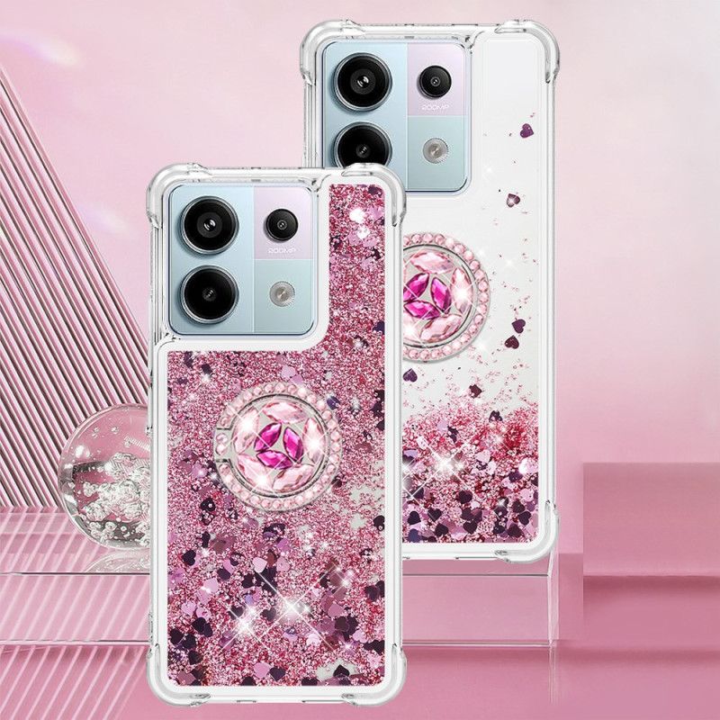 Cover Xiaomi Redmi Note 13 Pro 5g Telefon Etui Glitter Ring-holder