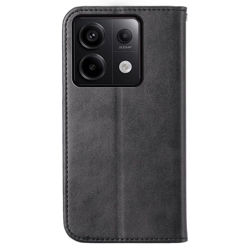 Flip Cover Til Xiaomi Redmi Note 13 Pro 5g Diamantmønster Med Rem