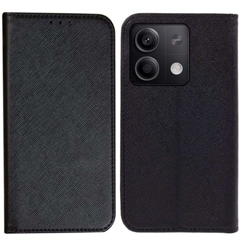 Flip Cover Til Xiaomi Redmi Note 13 Pro 5g Krydstekstur