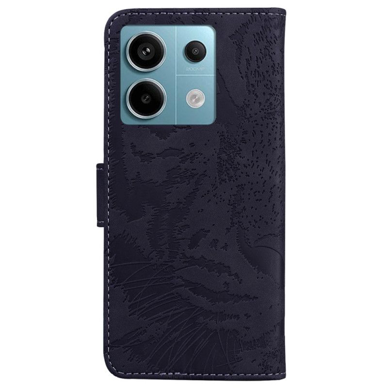 Flip Cover Til Xiaomi Redmi Note 13 Pro 5g Tiger Footprint