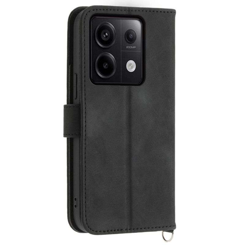 Flip Cover Xiaomi Redmi Note 13 Pro 5g Blonde Med Rem Og Skulderrem