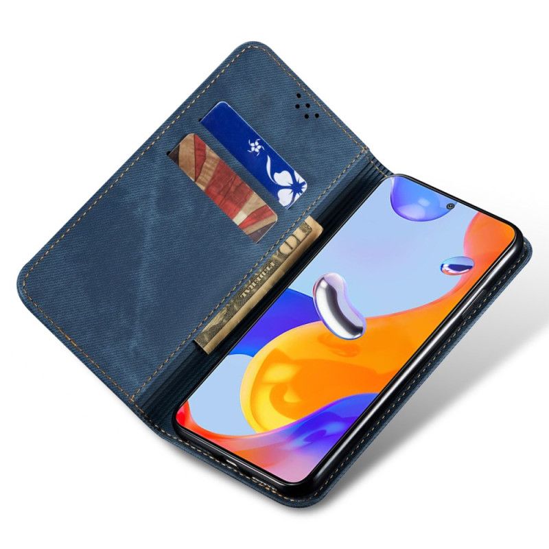 Flip Cover Xiaomi Redmi Note 13 Pro 5g Jeansstof